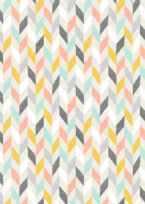 Fabric roller blind Colorful herringbone