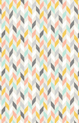 Fabric roller blind Colorful herringbone