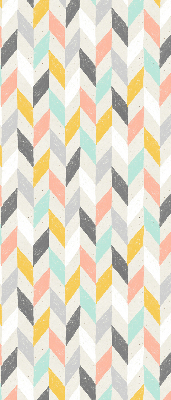 Fabric roller blind Colorful herringbone