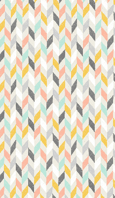 Fabric roller blind Colorful herringbone