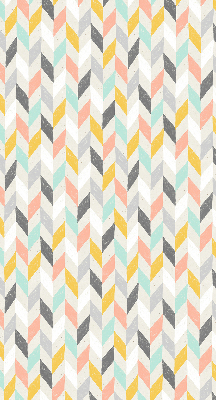 Fabric roller blind Colorful herringbone