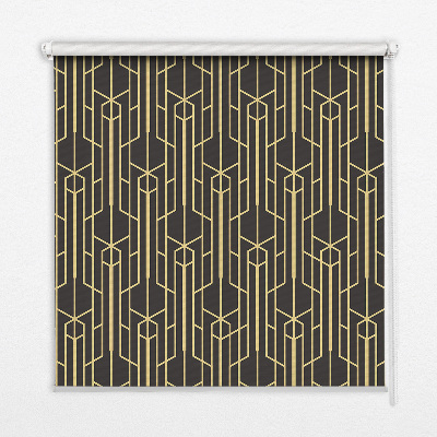 Modern roller blind Yellow pattern
