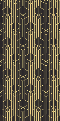 Modern roller blind Yellow pattern