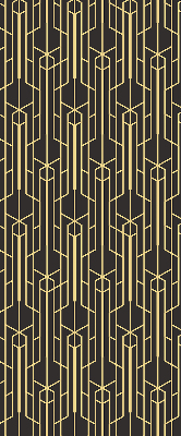 Modern roller blind Yellow pattern