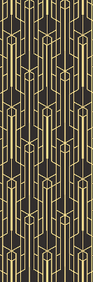 Modern roller blind Yellow pattern
