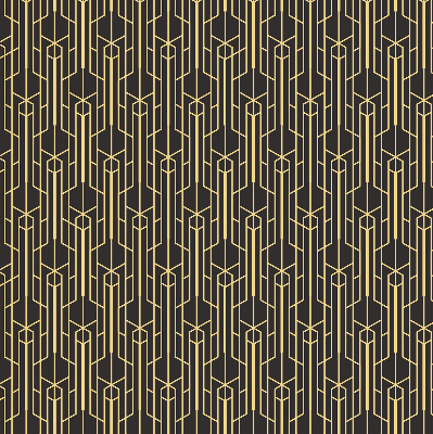 Modern roller blind Yellow pattern