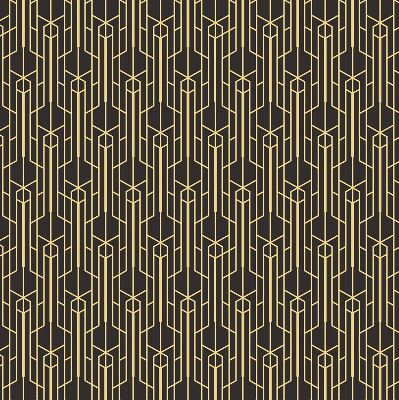 Modern roller blind Yellow pattern