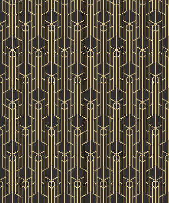 Modern roller blind Yellow pattern