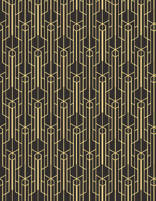 Modern roller blind Yellow pattern