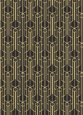 Modern roller blind Yellow pattern