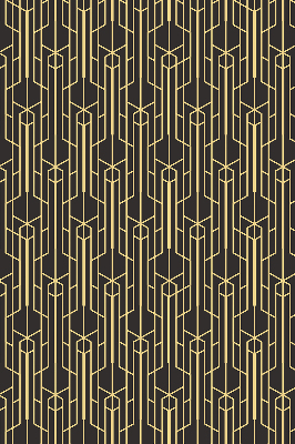 Modern roller blind Yellow pattern
