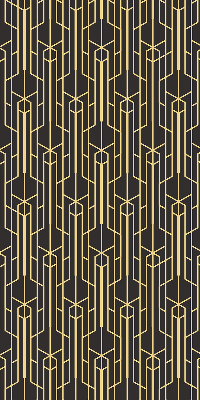 Modern roller blind Yellow pattern