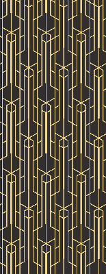 Modern roller blind Yellow pattern