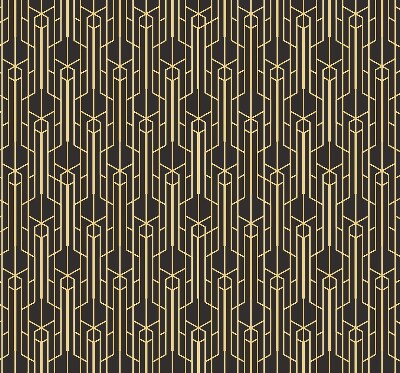 Modern roller blind Yellow pattern