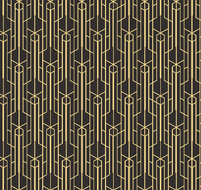 Modern roller blind Yellow pattern