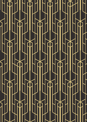 Modern roller blind Yellow pattern
