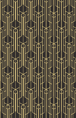 Modern roller blind Yellow pattern