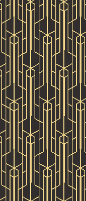 Modern roller blind Yellow pattern