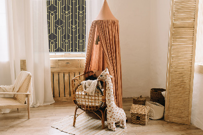Modern roller blind Yellow pattern