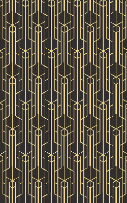 Modern roller blind Yellow pattern