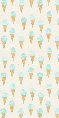 Fabric roller blind Ice cream in a cone