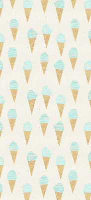Fabric roller blind Ice cream in a cone