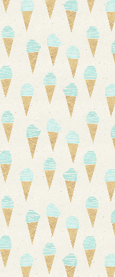 Fabric roller blind Ice cream in a cone