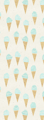 Fabric roller blind Ice cream in a cone