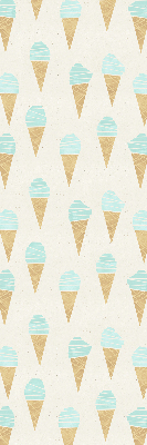 Fabric roller blind Ice cream in a cone