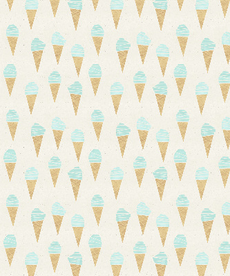Fabric roller blind Ice cream in a cone