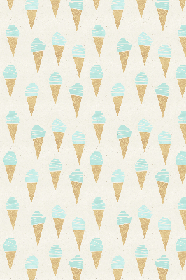 Fabric roller blind Ice cream in a cone
