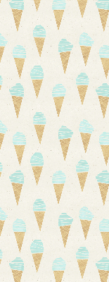 Fabric roller blind Ice cream in a cone