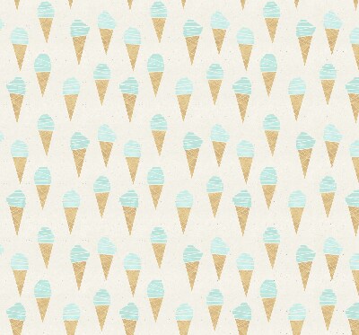 Fabric roller blind Ice cream in a cone