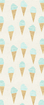 Fabric roller blind Ice cream in a cone