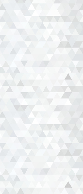 Modern roller blind Gray triangle pattern