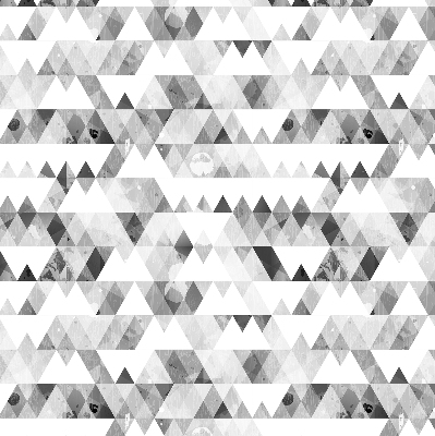 Fabric roller blind Gray triangle pattern