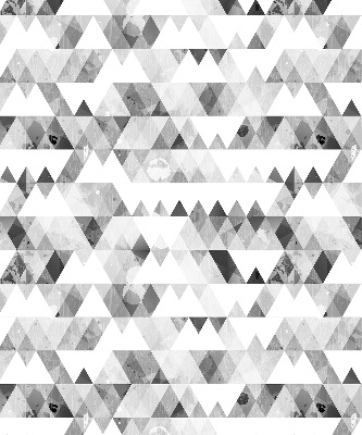 Fabric roller blind Gray triangle pattern