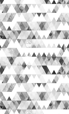 Fabric roller blind Gray triangle pattern