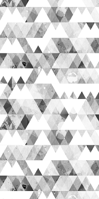 Fabric roller blind Gray triangle pattern