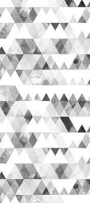 Fabric roller blind Gray triangle pattern