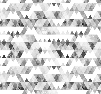 Fabric roller blind Gray triangle pattern