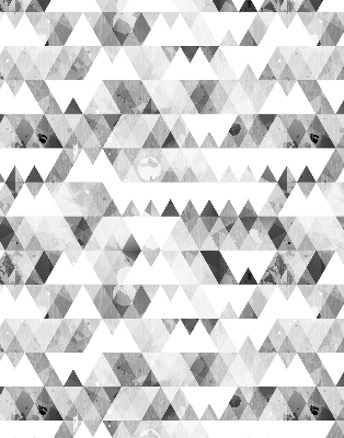 Fabric roller blind Gray triangle pattern