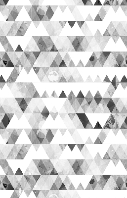 Fabric roller blind Gray triangle pattern