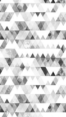 Fabric roller blind Gray triangle pattern