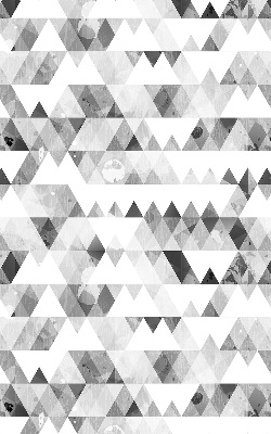 Fabric roller blind Gray triangle pattern