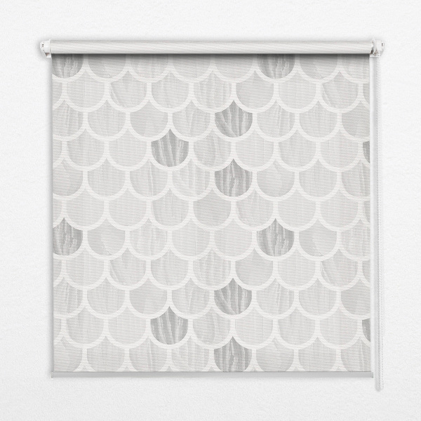 Modern roller blind Gray scales