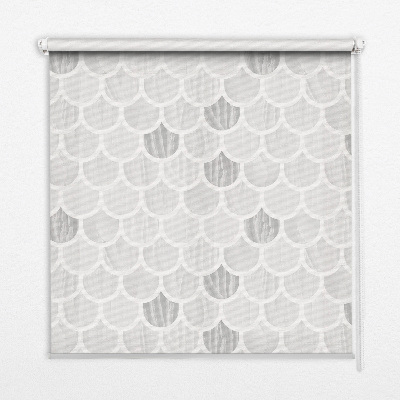 Modern roller blind Gray scales
