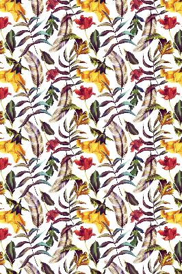 Roller blind for large window Colorful flowers