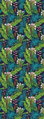 Fabric roller blind Exotic plants