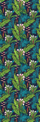 Fabric roller blind Exotic plants